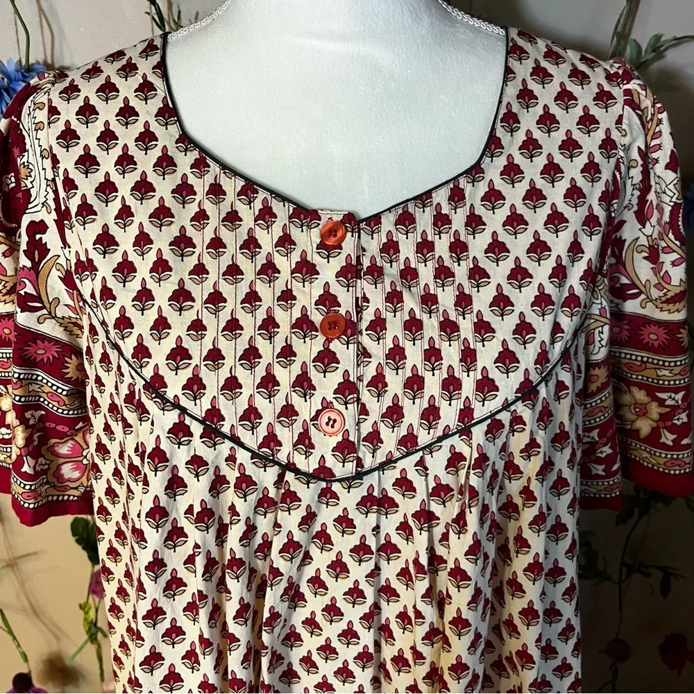 Boho Midi Dress, Medium